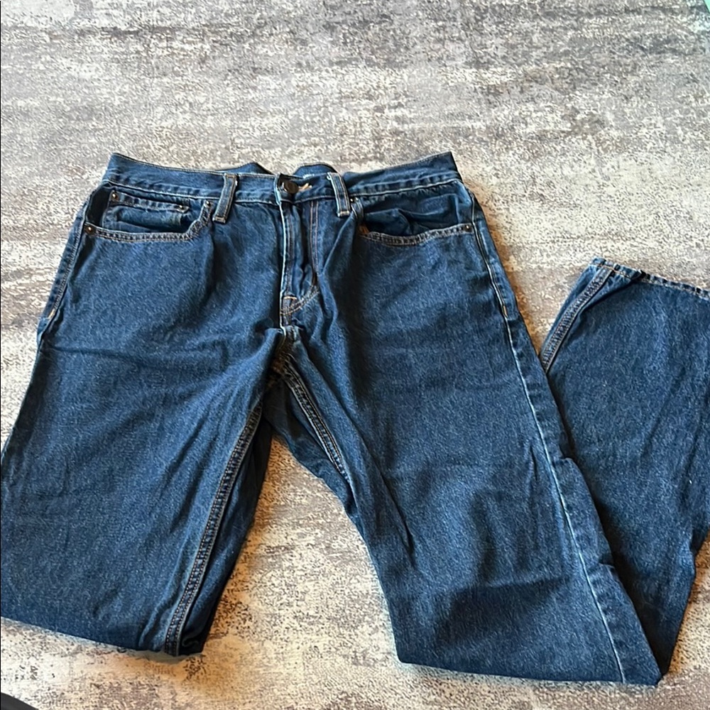 Old Navy Blue Straight Jeans Classic Fit